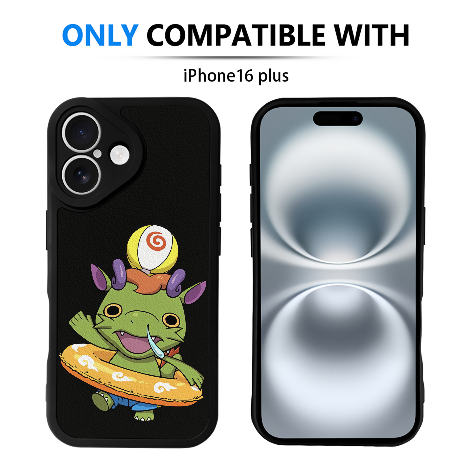 （画像用） 妖怪ウォッチ Yo-kai Watch 【iPhone 16シリーズ対応】シリコンスマホケース（レザー調） 材質：シリコン
